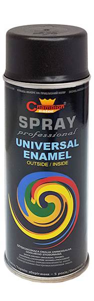 Spray Uni czarny MAT 9005 400ml Champion