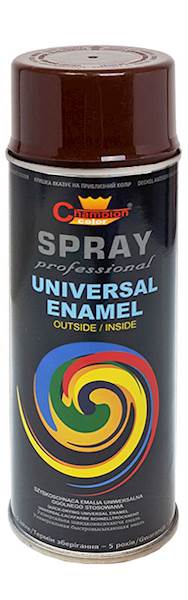 Spray Uni brązowy 8016 400ml Champion