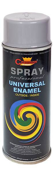 Spray Uni szary 7001 400ml Champion