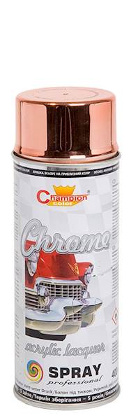 Spray CHROME miedziany super 400ml Champion