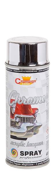 Spray CHROME srebrny super 400ml Champion