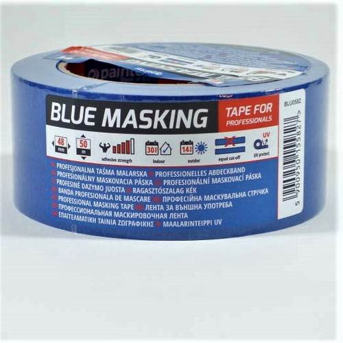 Taśma 48mmx50m B.Masking malarska nieb