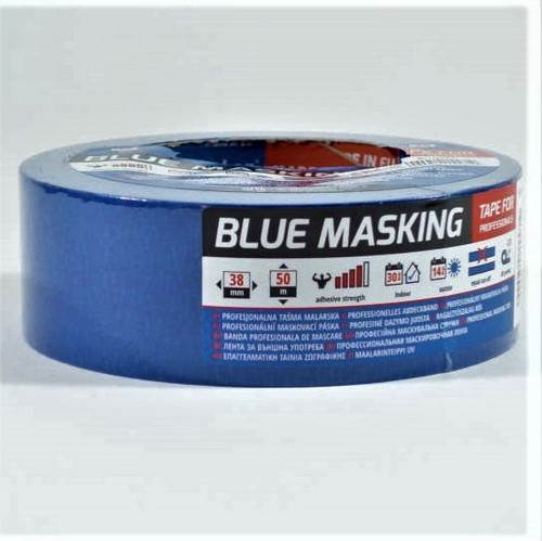 Taśma 38mmx50m B.Masking malarska nieb