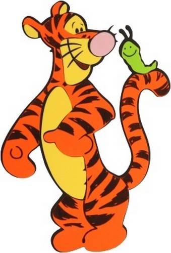Dekoracja Disney Tygrysek z robaczkiem Mała
