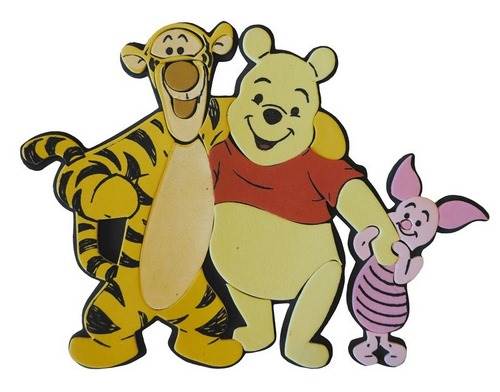 Dekoracja Disney Kubuś Prosiaczek Tygrysek Mała