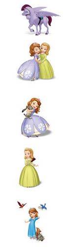 Dekoracja Disney Jej Wysokość Zosia 5 el