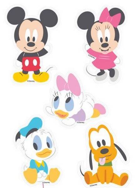 Dekoracja ścienna Disney zest.duży Mickey baby 5 e