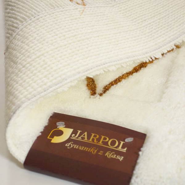Dywanik PREMIUM Gold 100x60 Agadir 01Biały JARPOL