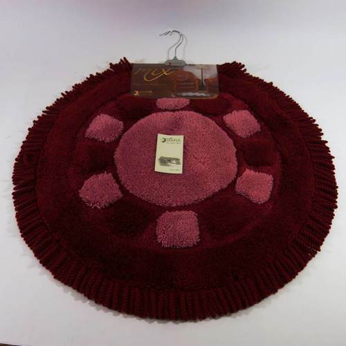 Dywanik 510105 MIX KOŁO  śr.70cm JARPOL bordo