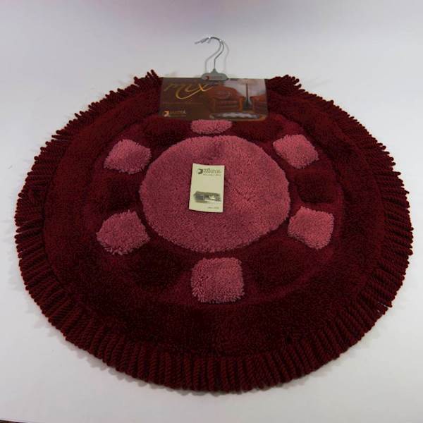 Dywanik 510105 MIX KOŁO  śr.70cm JARPOL bordo