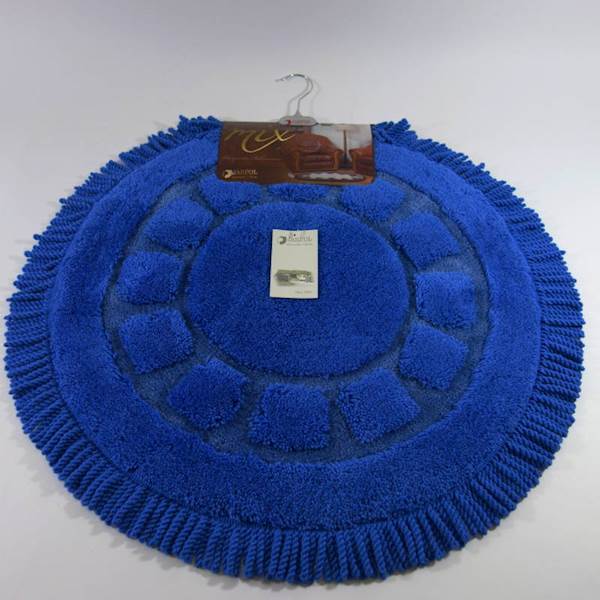 Dywanik 510109 MIX KOŁO  śr.70cm JARPOL nieb-szar