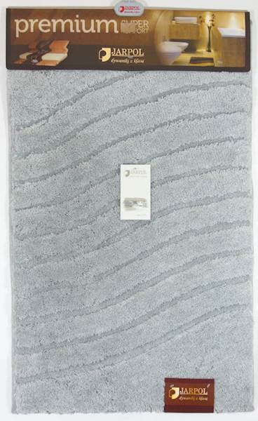 Dywanik 6301popiel PREMIUM 80x50 JARPOL fala 