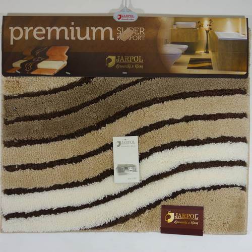Dywanik 620127 PREMIUM 60x50 JARPOL fala capucino