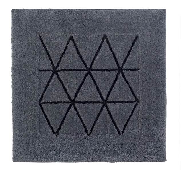 Dywanik 660403 PREMIUM 60x60 JARPOL Agadirśr.szary