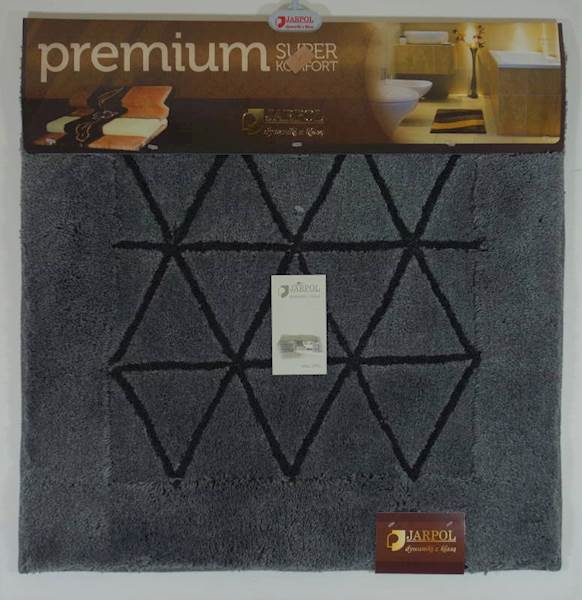 Dywanik 660403 PREMIUM 60x60 JARPOL Agadirśr.szary
