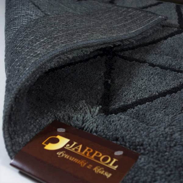 Dywanik 660403 PREMIUM 60x60 JARPOL Agadirśr.szary