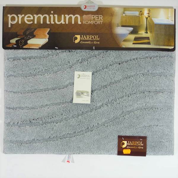 Dywanik 6201popiel PREMIUM 60x50 JARPOL fala