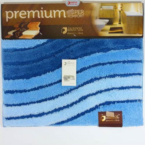 Dywanik 620103 PREMIUM 60x50 JARPOL fala błękitny