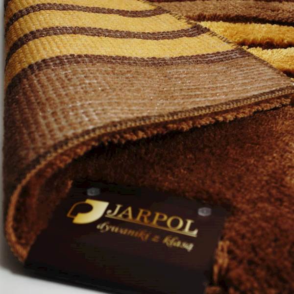 Dywanik 630114 PREMIUM 80x50 JARPOL fala czekolado