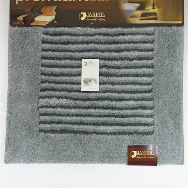 Dywanik 660901 PREMIUM 60x60 JARPOL Kol j.szary