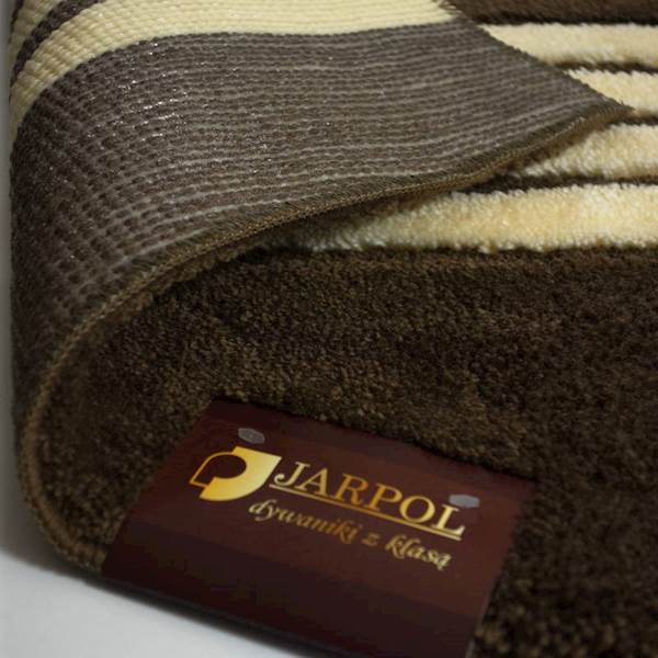 Dywanik 640110 PREMIUM 100x60 JARPOL fala brązowy