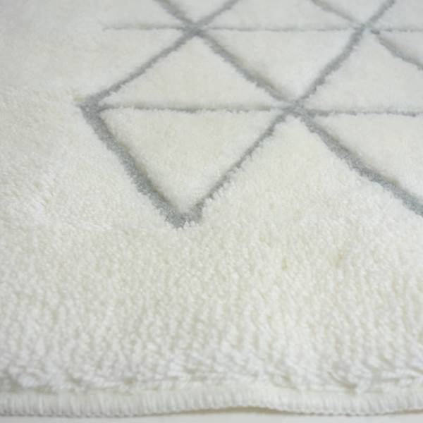Dywanik PREMIUM  60x60 Agadir biało szaryJARPOL