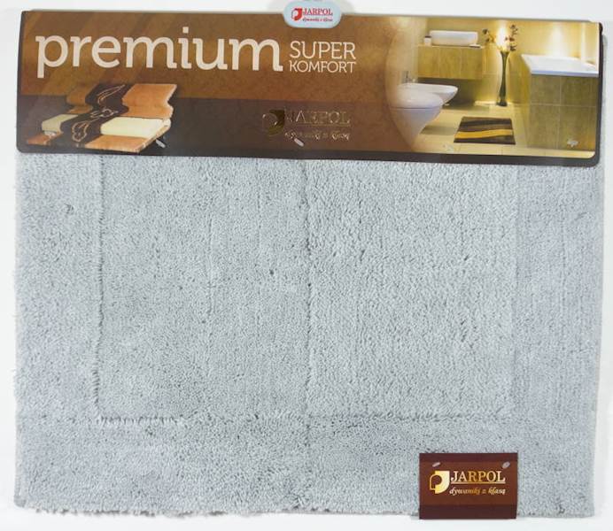 Dywanik 620701 PREMIUM 50x60 JARPOL Mirror j.szary