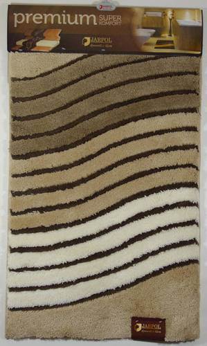 Dywanik 640127 PREMIUM 100x60 JARPOL fala capucino