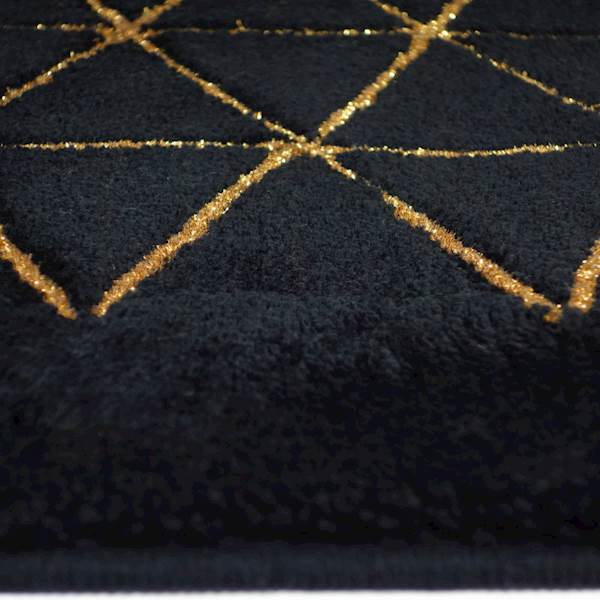 Dywanik PREMIUM Gold 60x60 Agadir czarny JARPOL