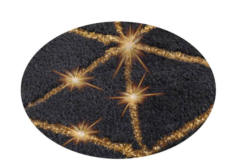 Dywanik PREMIUM Gold 100x60 Agadir czarny JARPOL