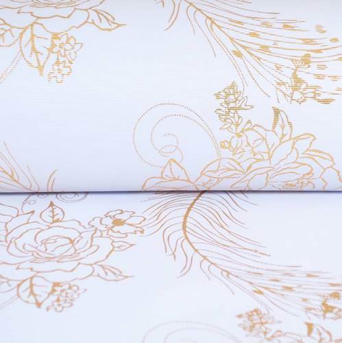 Cerata Gold piórka 140x10cm Uni SJ-011F-8057F