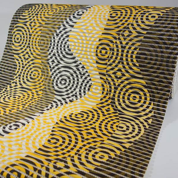 Mata 33C Dekomarin 65x10cm łazienkowa żółte kółka 