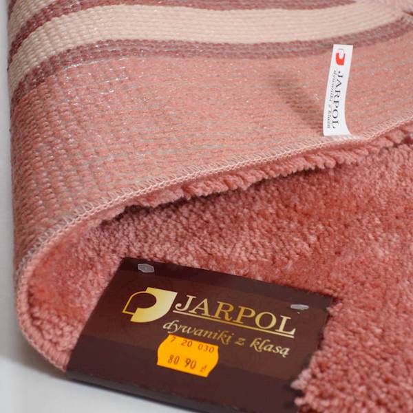Dywanik 620106 PREMIUM 60x50 JARPOL fala różowy