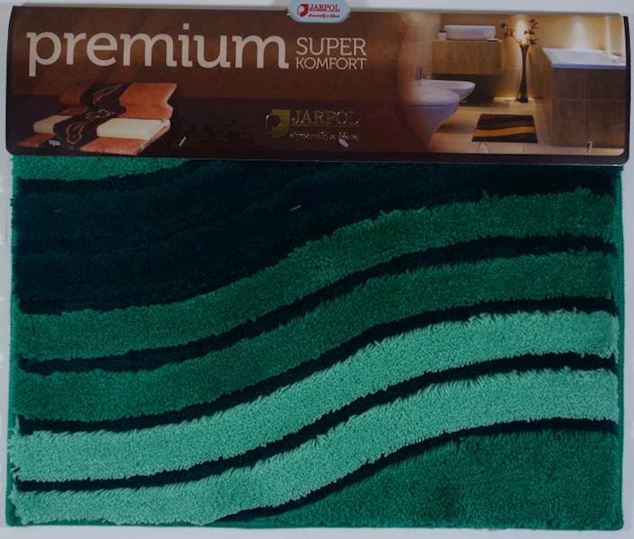 Dywanik 620101 PREMIUM 60x50 JARPOL fala ziel but