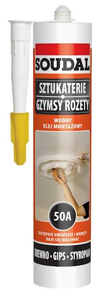 Soudal 50A klej montażowy wodny 280ml