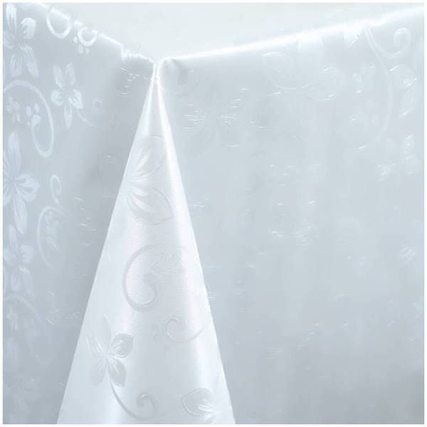 Cerata Bawełna 137x10cm ZG-5139-1 biała Kris listk