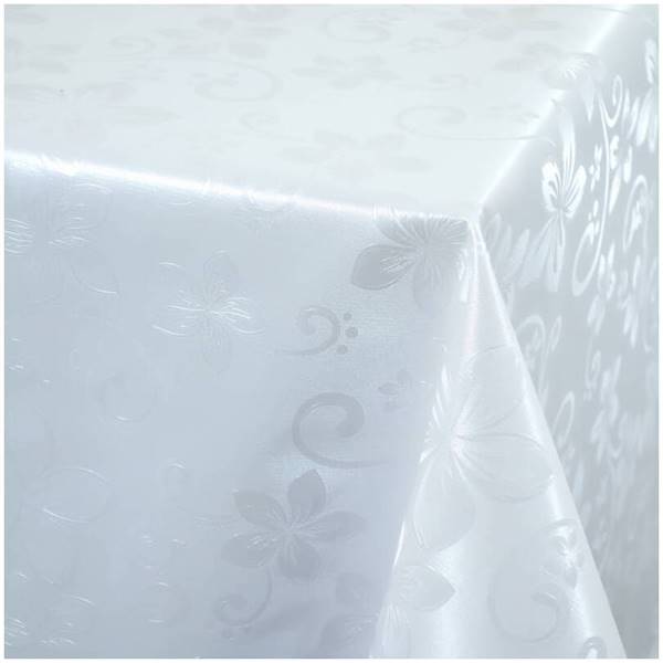 Cerata Bawełna 137x10cm ZG-5139-1 biała Kris listk