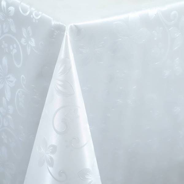 Cerata Bawełna 137x10cm ZG-5139-1 biała Kris listk