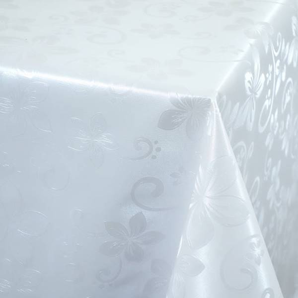 Cerata Bawełna 137x10cm ZG-5139-1 biała Kris listk