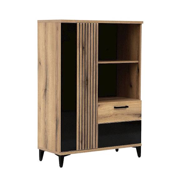 Okleina 60-1300 67,5x1m Patifix czarna Połysk