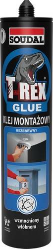 Klej T-Rex montażowy bezbarwny 310g Soudal