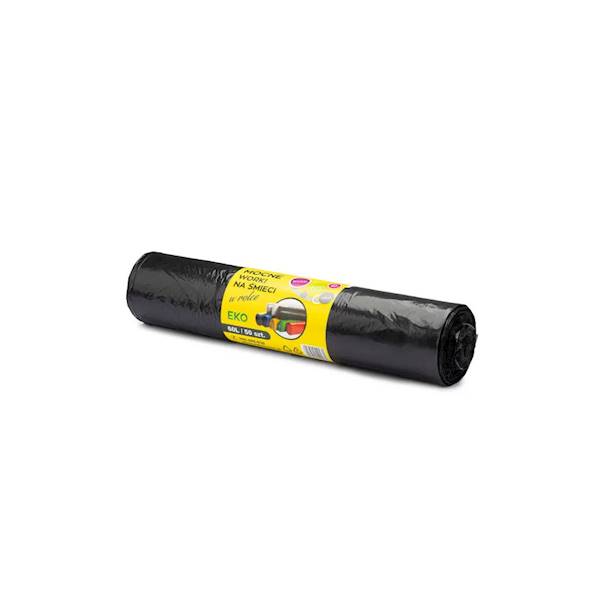 Worki sanitarne LDPE czarne 60x80cm 60l 10szt