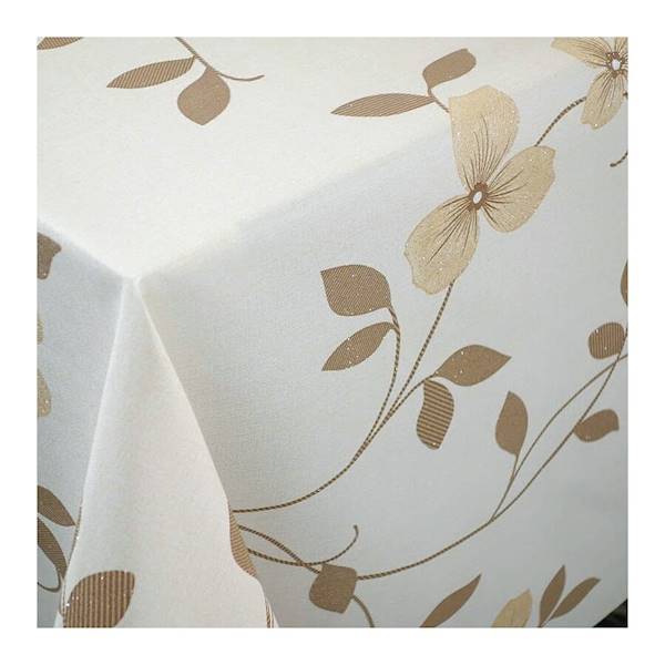 Cerata Brokat 3D brąz listki140x10cm JR 81767-1