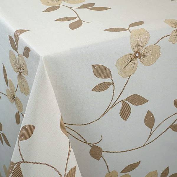 Cerata Brokat 3D brąz listki140x10cm JR 81767-1