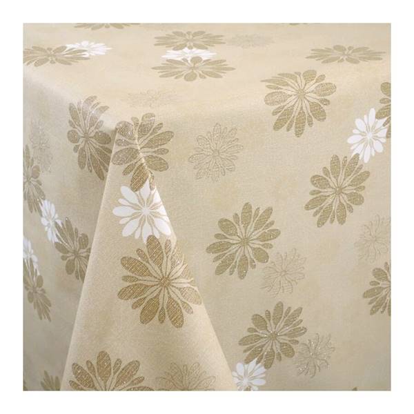 Cerata Metalic 3D kwiatki140x10cm Uni JR83151-2