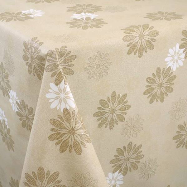 Cerata Metalic 3D kwiatki140x10cm Uni JR83151-2