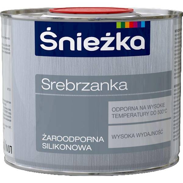 Srebrzanka żaroodporna 0,5l Śnieżka