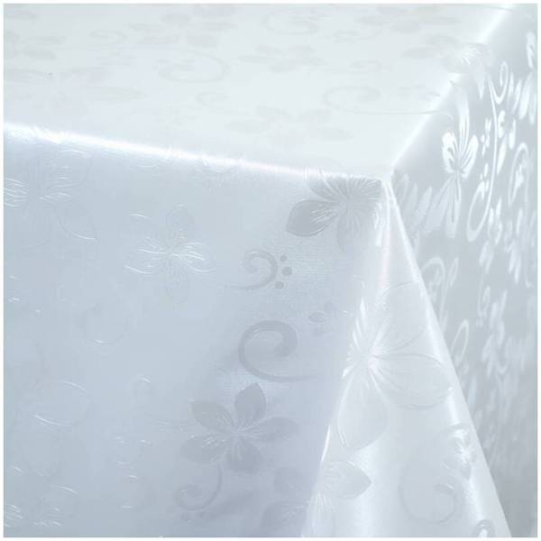 Cerata Bawełna 137x10cm ZG-5139-1 biała Kris listk
