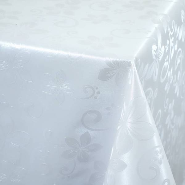 Cerata Bawełna 137x10cm ZG-5139-1 biała Kris listk