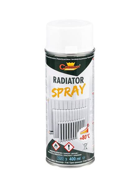 Spray Radiator biały do grzej400ml Champion
